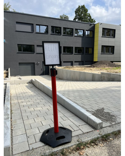 Information board for drawstring stands . Buy in the online store.