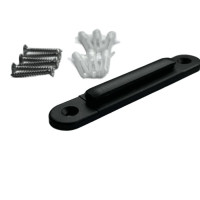 Wall attachment for drawstring end 