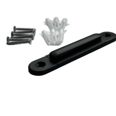 Wall attachment for drawstring end 