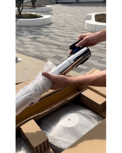 Demarcation stand, stainless steel, 360° rotating head, set 10 pieces, 3 m drawstring BLACK. Buy Online Shop