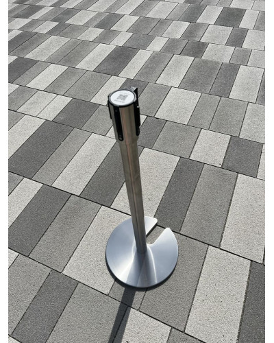 Order demarcation stand, belt post stackable, drawstring red 3 m