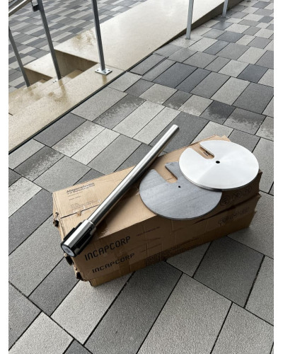 Order demarcation stand, belt post stackable, drawstring red 3 m