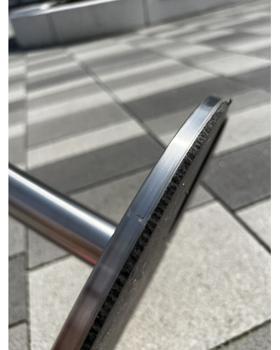 Order demarcation stand, belt post stackable, drawstring red 3 m