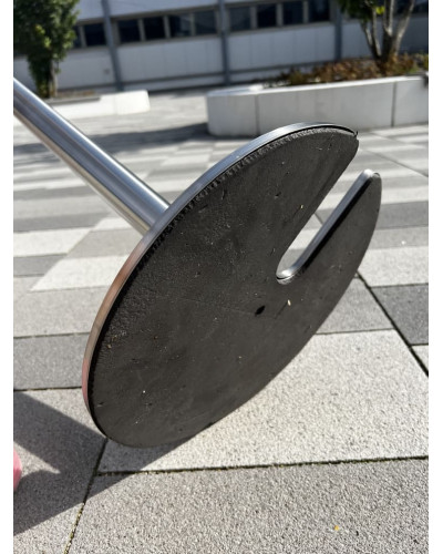 Order demarcation stand, belt post stackable, drawstring red 3 m