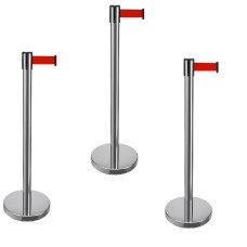 People guidance systems demarcation stand 3m red