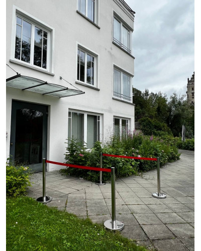 Buy people guidance systems demarcation stand 3m red online: Efficient solutions for your visitor guidance