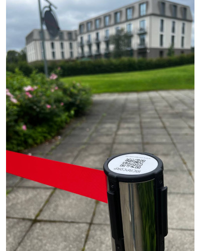 Demarcation stand elegant, 3 m tape RED  . Buy in the online store.