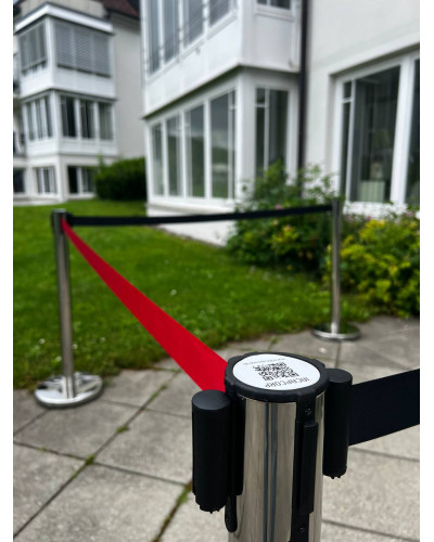 Demarcation stand elegant, 3 m tape RED  . Buy in the online store.