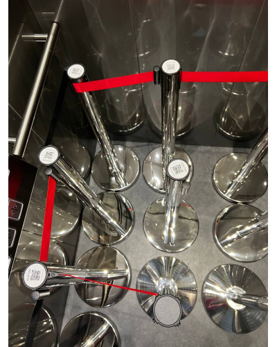 Demarcation stand elegant, 3 m tape RED  . Buy in the online store.