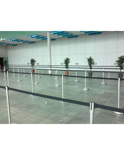 Rent a demarcation stand elegant, 3 m tape BLACK. Rent in the online store.