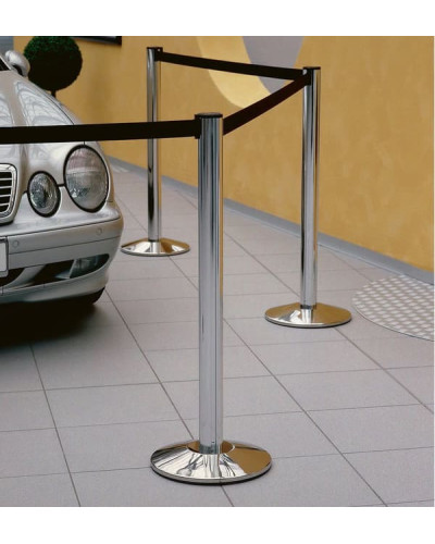 Rent a demarcation stand elegant, 3 m tape BLACK. Rent in the online store.