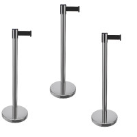 People guidance systems barrier stand 3m black