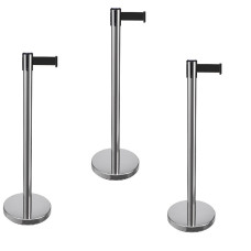 People guidance systems barrier stand 3m black