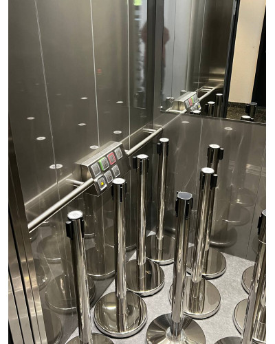 Demarcation stand elegant, 3 m tape BLACK . Buy in the online store.