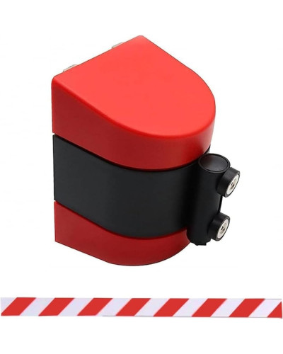Gurtabsperrung in Kunststoffkassette Rot-Weiß 10 m. Kaufen Sie im Online-Shop