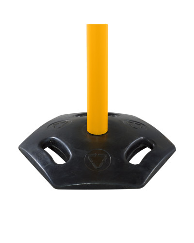 Demarcation outdoor barrier post yellow, belt yellow/black. Buy in the online store.