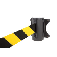 Wall Mount Barrier, black/yellow 