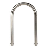 Bicycle support bracket single parker Ø 48 x 2.0 mm? stainless steel for setting in concrete