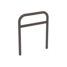 Bicycle stand with crossbar 700x850 mm, powder-coated, grey, for embedding in concrete