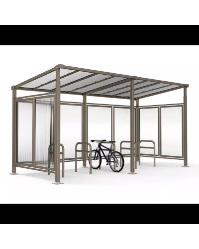 Buy bicycle rack with crossbar 700x850 mm (total height 1030 mm), round tube 50 mm, powder-coated, grey, for embedding in concrete – Robust bicycle racks for safe parking