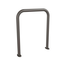 Bicycle stand 700x850 mm, round tube 50 mm, powder-coated, grey, for bolt-down installation