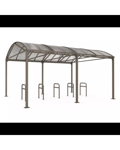Bicycle rack 700x850 mm with crossbar, polymer coating, grey, for bolt-down, buy in Berlin, Munich, Hamburg, Cologne, Frankfurt, Stuttgart, Düsseldorf, Leipzig, Dortmund, Essen