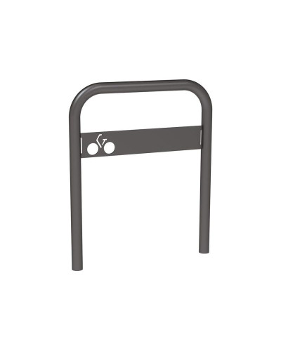 Buy bicycle stand 700x850 mm with signage, grey, for embedding in concrete online