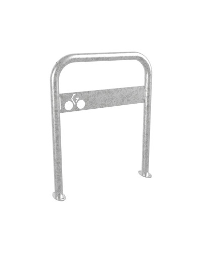 Buy bicycle stand 700x850 mm with signage, hot-dip galvanized for bolt-down installation