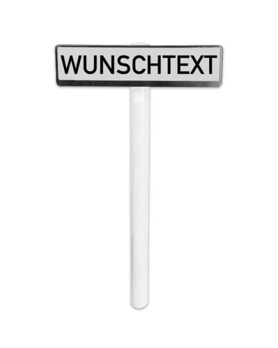 Buy parking sign with reflective film and post | bollard with individual text
