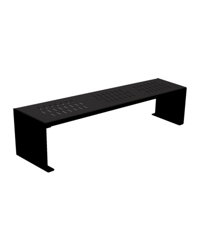 Kaufen Sie PROCITY SITZBANK KUBE OHNE RÜCKENLEHNE: Sitzfläche aus Verzinktes Stahl (Tiefschwarz), Gestel aus Stahl (Tiefschwarz) - Online-Shop