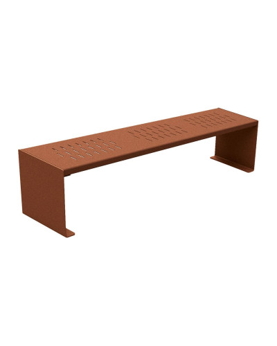 Kaufen Sie PROCITY SITZBANK KUBE OHNE RÜCKENLEHNE: Sitzfläche aus Verzinktem Stahl (Bunt), Gestell aus Stahl (Rost Corten-Effekt) - im Online-Shop erhältlich