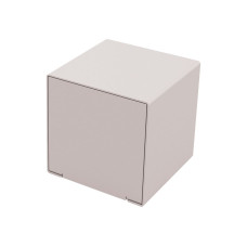 PROCITY Cube Cube One- or Two-Tone: Seat surface made of galvanized steel (Silk Gray), frame made of steel (Silk Gray).