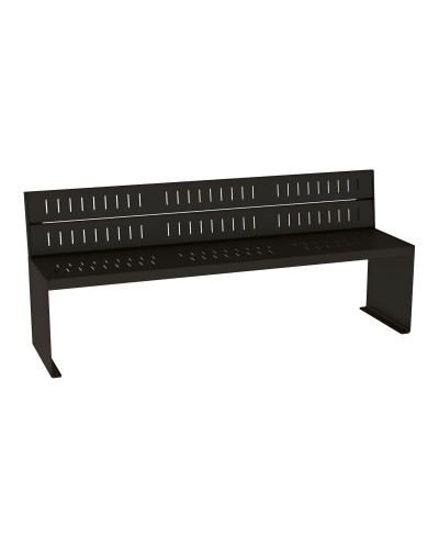 Buy PROCITY SITZBANK KUBE WITH BACKREST: Seat made of Galvanized Steel (Colourful), Frame made of Steel (Rust Corten Effect) - Shop Online.