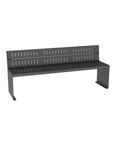 Buy PROCITY SITZBANK KUBE WITH BACKREST: Seat made of Galvanized Steel (Colourful), Frame made of Steel (Rust Corten Effect) - Shop Online.