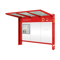 ProCity Wartehalle KUBE - ohne Seitenverkleidungen, L 3016 mm.