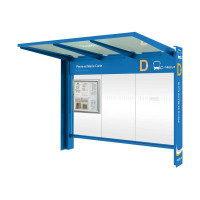 Procity Wartehalle KUBE - Without Seitenverkleidungen, L 3016 mm.