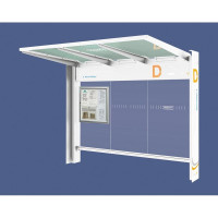 Procity Wartehalle KUBE - Without Seitenverkleidungen, L 3016 mm.