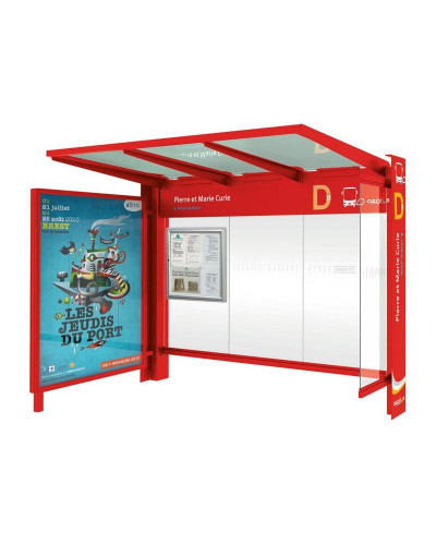 PROCITY ProCity Warthalle Kube mit Schaukasten 2000 und Seitenverkleidung - Kaufen Sie im Online-Shop - kaufen und Lieferung