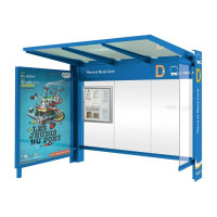 Procity Warthalle Kube - With Noticeboard 2000 and Side Panel, L 3016 mm