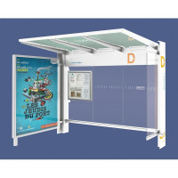 Procity Warthalle Kube - With Noticeboard 2000 and Side Panel, L 3016 mm