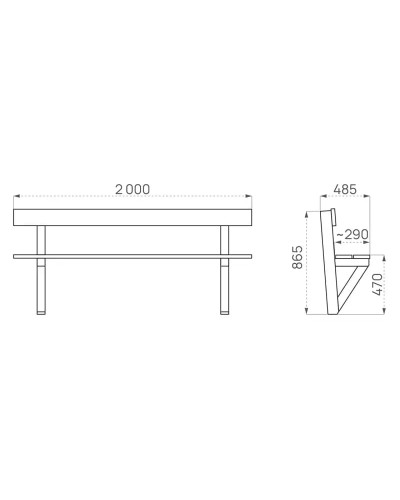 Procity Turin Bench - Buy Online: Purchase and Delivery.
