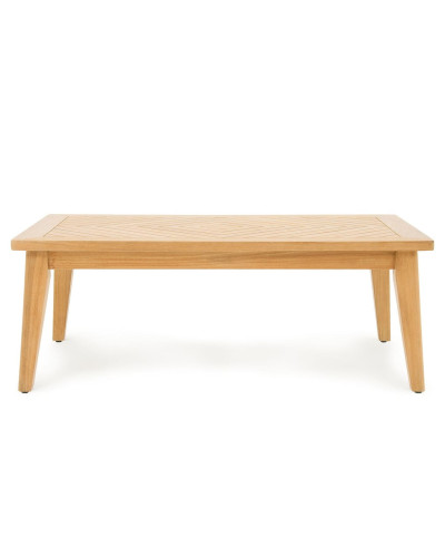 Couchtisch Teak Massivholz 120 mal 70 Zentimeter
