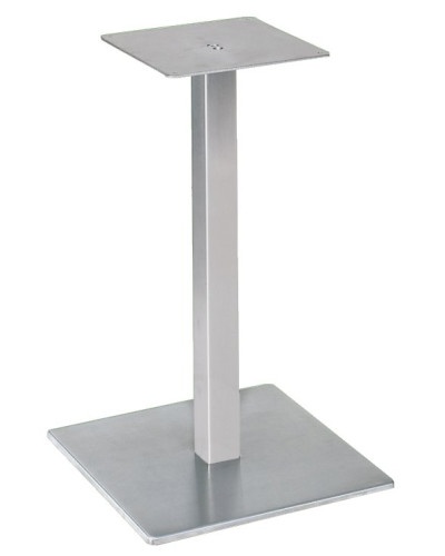 Table frame with square base plate made of 8 mm, stand tube 70 x 70 mm 1 piece, stainless steel from the manufacturer