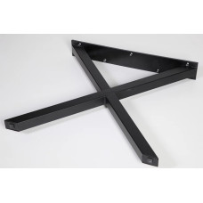 Legs for bench 40x30 cm anthracite made of powder-coated stainless steel, set of 2 bench legs, X-shaped bench frame, black 