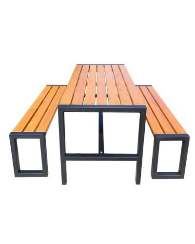 LOFT marquee set 160 x 70 (table + 2 benches)  from the manufacturer