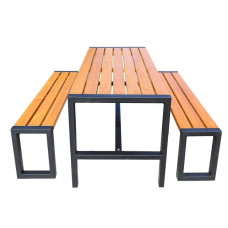 LOFT marquee set 220 x 70 (table + 2 benches)