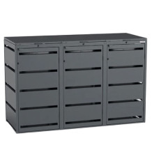 Mülltonnenbox 3er 240L Dagobert