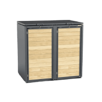 2-piece 240l steel bin box Holzmichl