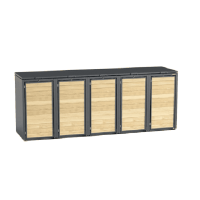 5-piece steel bin box 240l Holzmichl 