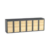 6-piece steel bin box 240l Holzmichl